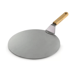 Pá Para Pizza Inox Com Cabo De Madeira - Mimo Style