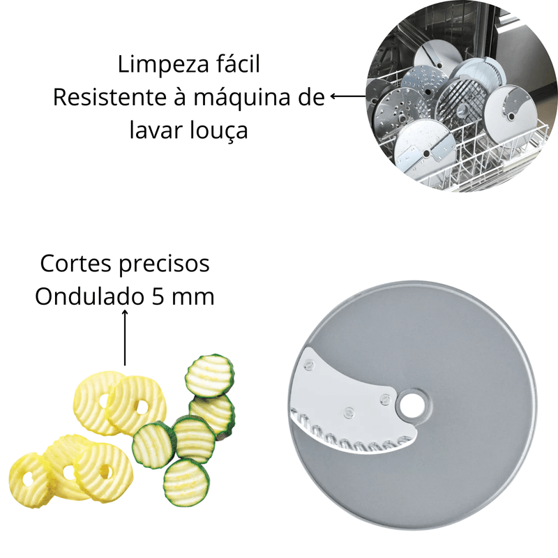 Disco Ondulado 5mm Robot Coupe