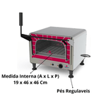 Forno Eletrico Refratario Mini Chef Gratinador 127V Prpe-400st Progas
