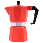 Cafeteira Italiana De Aluminio  Vermelha - Mimo Style