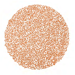 Lugar Americano De Plastico Garden Rose - Lyor