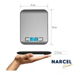 Balanca Digital Domestica Inox 5kg - Mimo