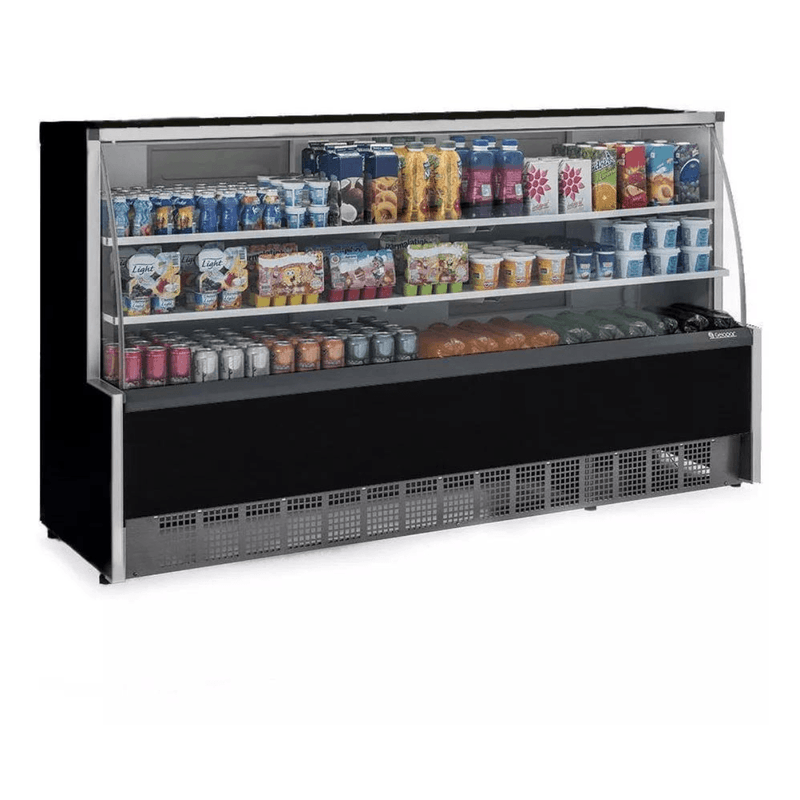 Vitrine Refrigerada GPSA-205R Preta 220V - Gelopar