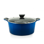 Cacarola De Aluminio Com Revestimento Ceramico 2-4 Litros Azul- NEOFLAM