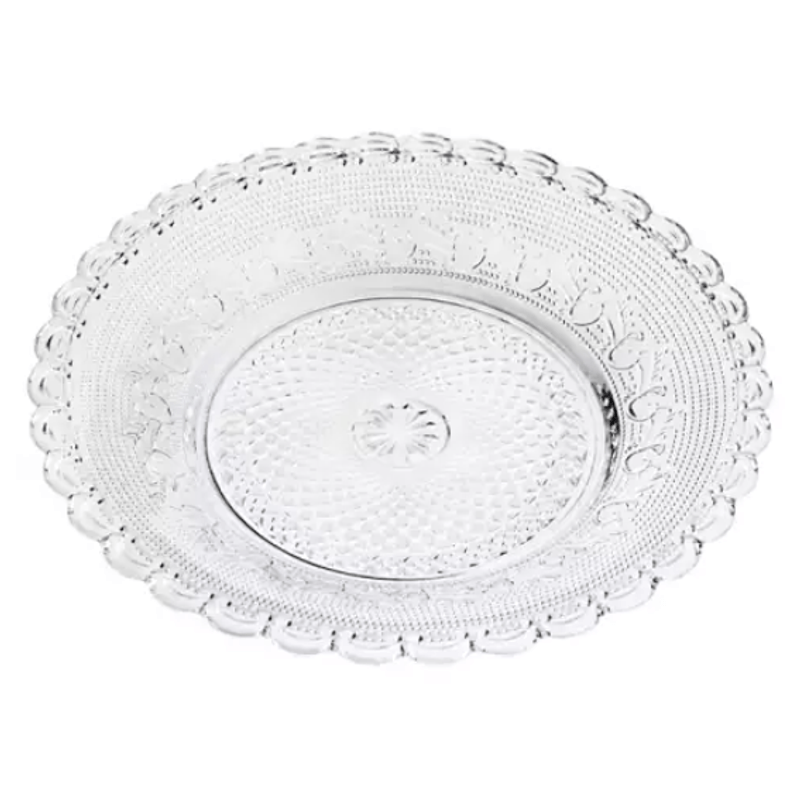 Centro Mesa De Cristal Angel 30cm - Lyor