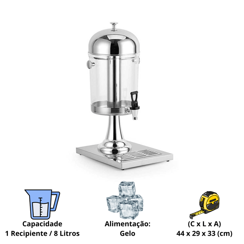 Suqueira Marchesoni 8 Litros com Torneira SF2108