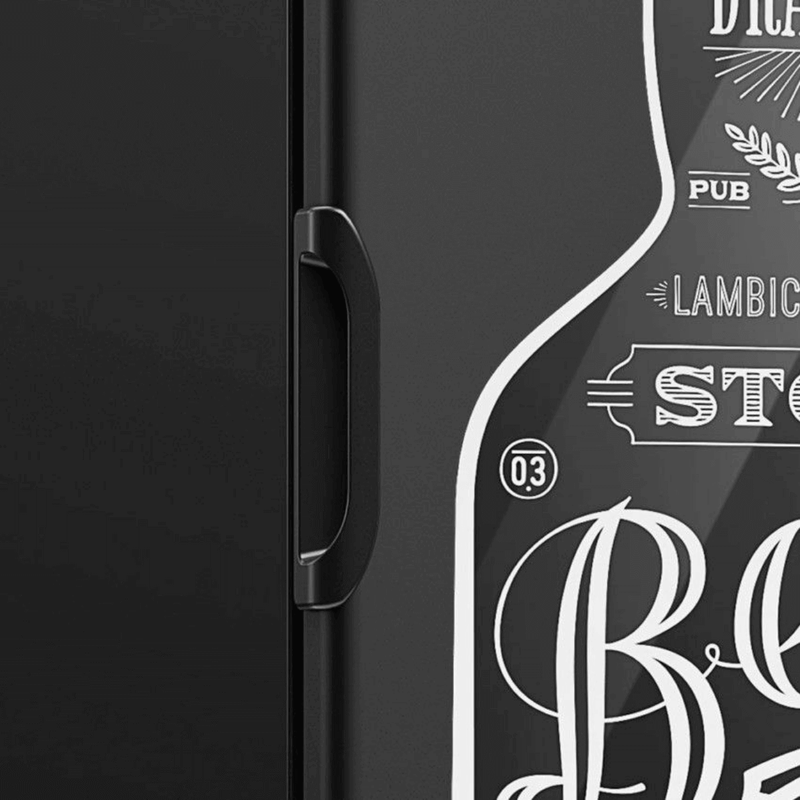 Cervejeira 410 Litros GRBA-400 PR Preta - Gelopar