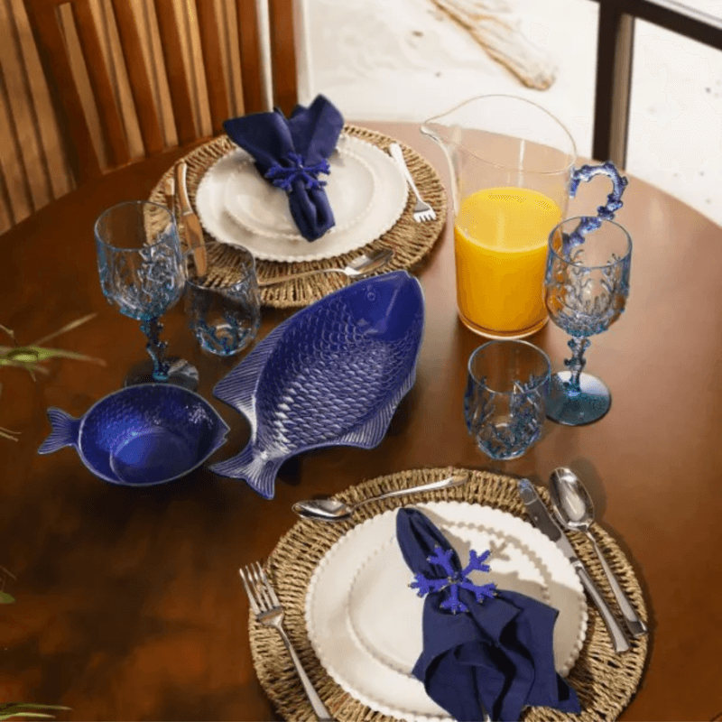 Bowls de Ceramica com Design de Peixe Rojemac