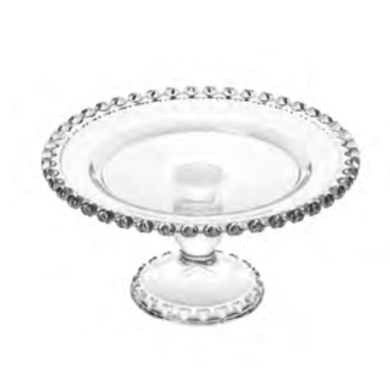 Prato De Cristal Chumbo Com Pe Coracao - Lyor