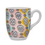 Caneca De Porcelana Caveira Mexicana 350ml - Hauskraft