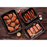 Jogo Assadeiras Antiaderente 3 Pecas Tramontina Starflon Grafite