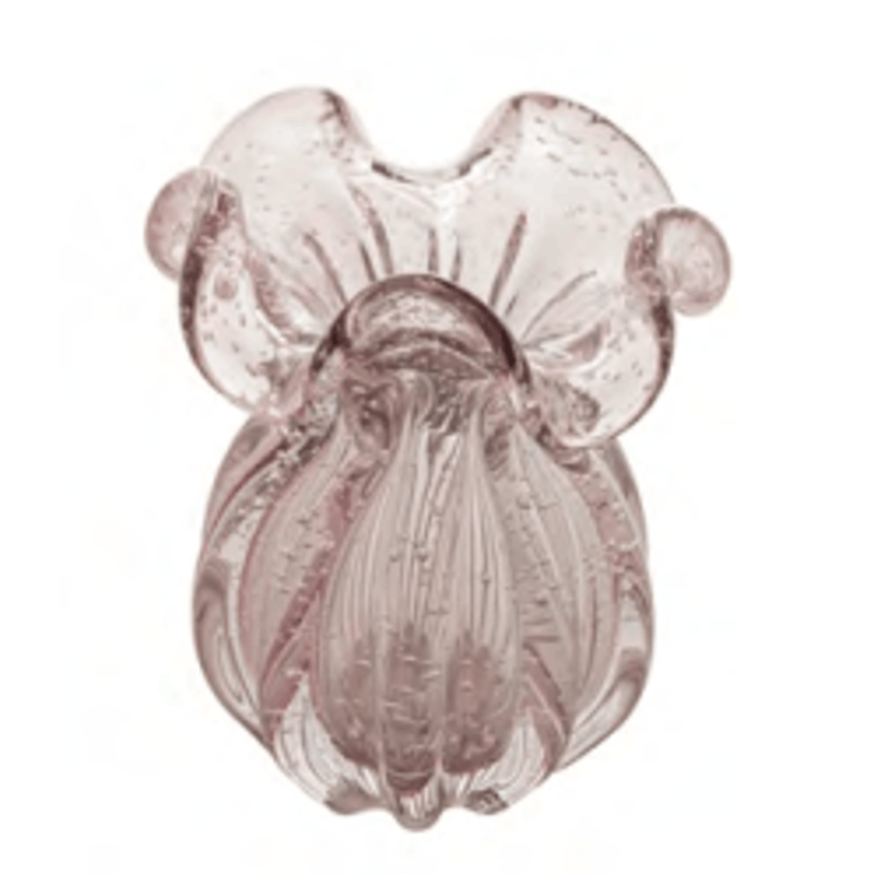 Vaso De Vidro Italy Rosa Claro - Lyor