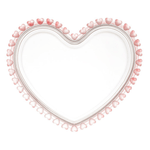 Prato Em Formato De Coracao Cristal - Lyor