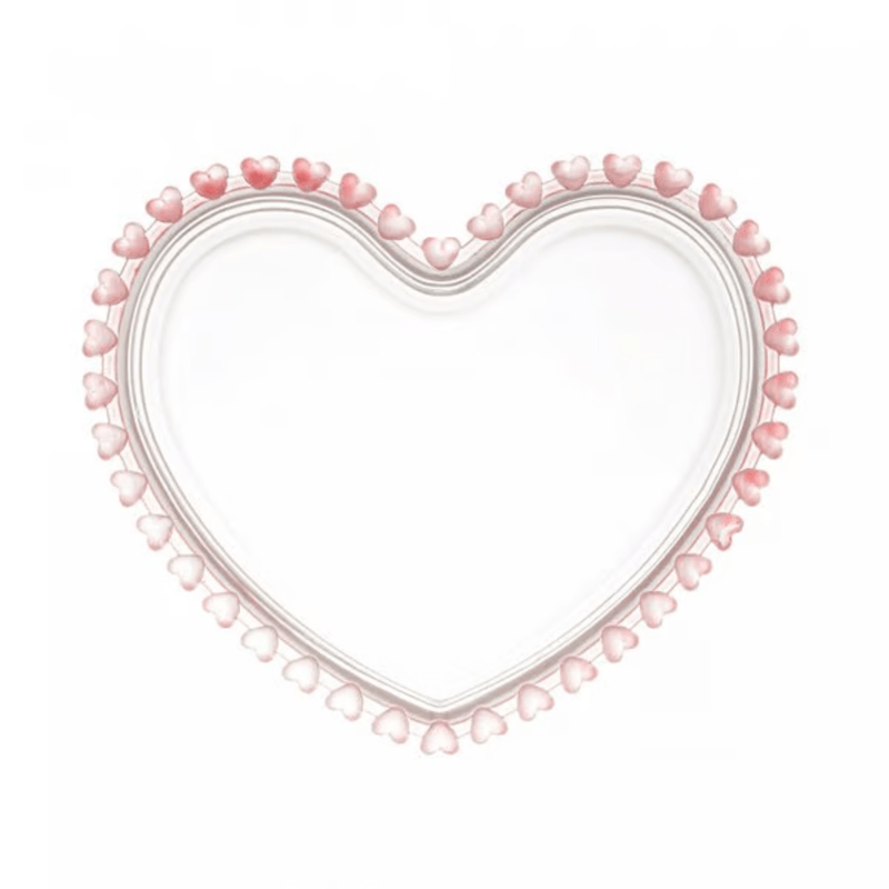 Prato Em Formato De Coracao Cristal - Lyor