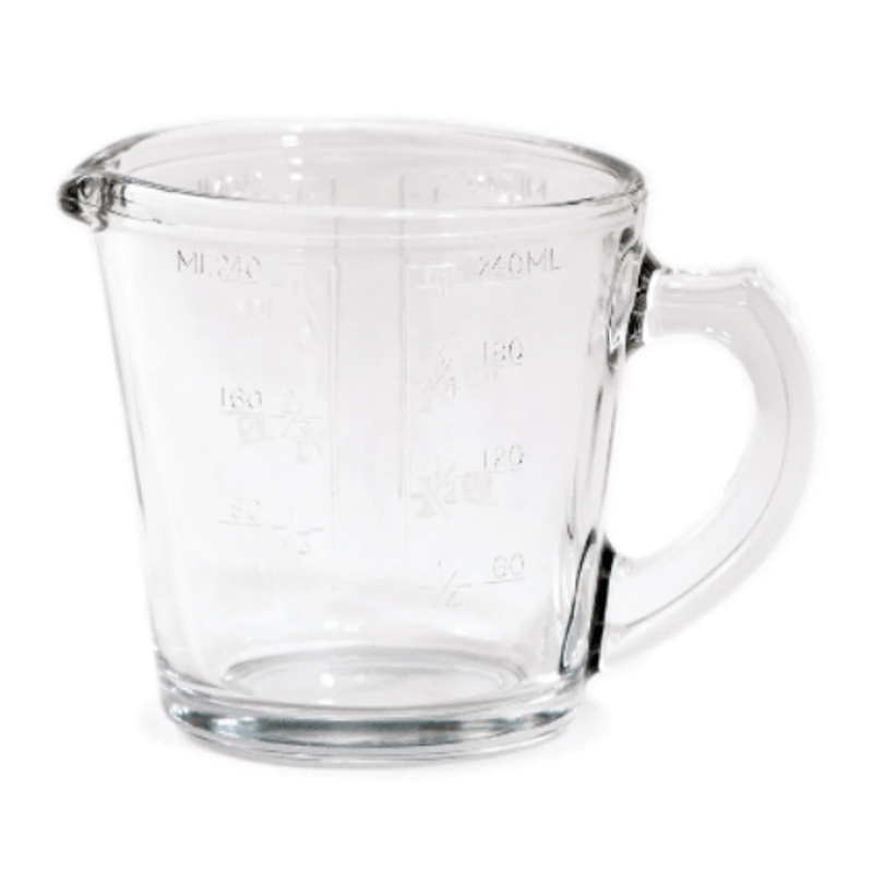 Jarra Medidora De Vidro 240ml - GloboImport
