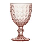 Jogo De Tacas De Vidro 6 Pecas Roman Rosa 345ml - Rojemac