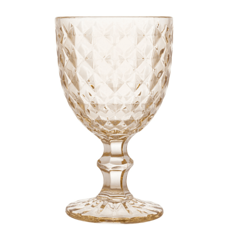 Jogo De Tacas De Vidro 6 Pecas Romam Ambar 345ml - Rojemac