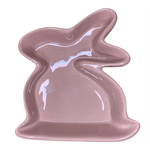Petisqueira De Pascoa Ceramica Coelho Rosa - Luiz Salvador