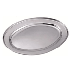 Travessa Oval De Inox Rasa 25cm - GP Inox