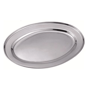 Travessa Oval De Inox Rasa 25cm - GP Inox