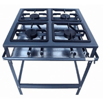 Fogao Industrial 4 Bocas Alta Pressao Metal Brey Economica