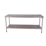 Mesa Inox 304 110x60Cm Prateleira Inferior Krasinox