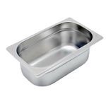 Cuba para Restaurante em Inox 1-4 100mm Sem Alca Narcel