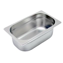 Cuba para Restaurante em Inox 1/4 100mm Sem Alça Narcel