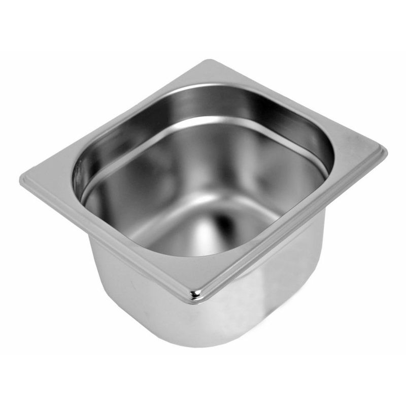 Cuba para Restaurante em Inox 1-6 100mm Sem Alca Narcel