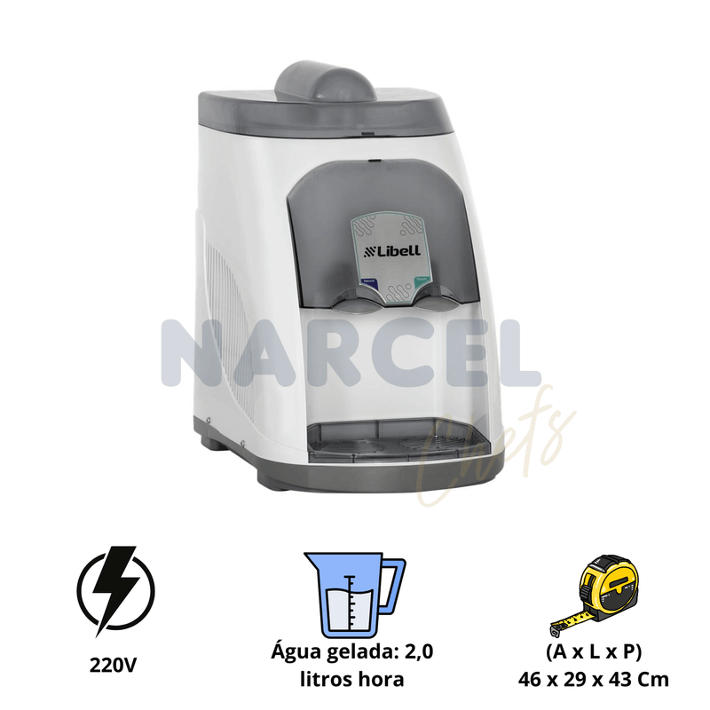 Bebedouro de Agua Libell Acquaflex 220V Branco