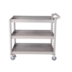 Carro Plataforma com 3 Planos em Aco Inox 304 - Krasinox