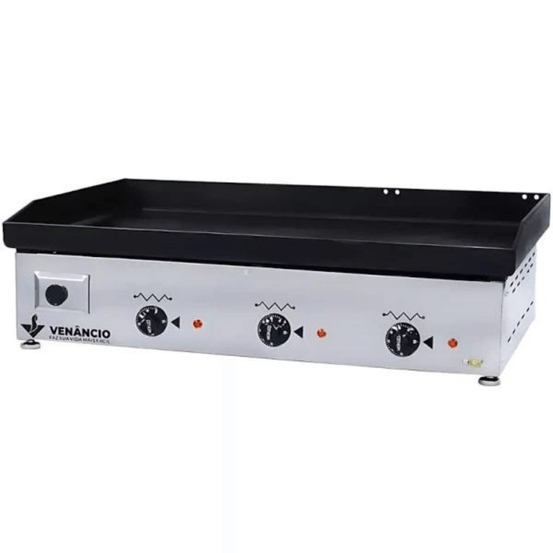 Chapa Eletrica Bifeteira Degusto Luxo 80Cm CE80 Venancio 220V