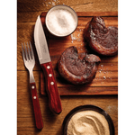 Garfo Jumbo Tramontina Inox Cabo Polywood Vermelho 21136070