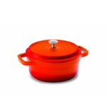 Cacarola Redonda Laranja Aluminio Fundido 21-3cm - Hercules