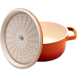 Cacarola Redonda Laranja Aluminio Fundido 25-4cm - Hercules