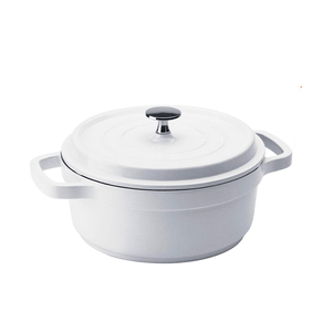 Caçarola Redonda Branca Alumínio Fundido 21,3cm - Hercules