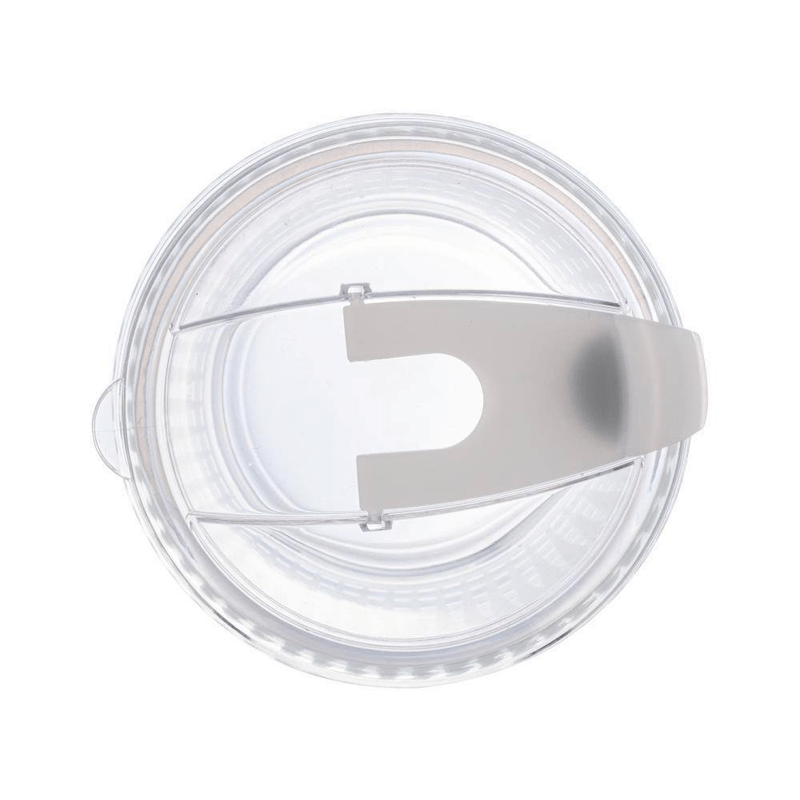 Copo De Vidro Com Cinta Em Silicone Branco 350ml - Wolff