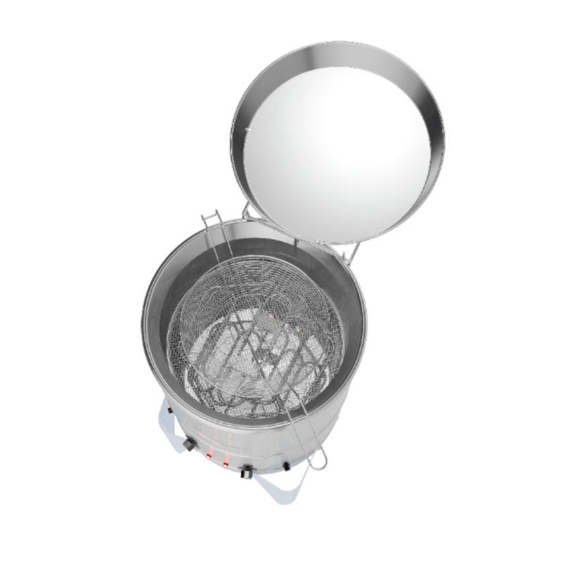 Fritadeira Eletrica Industrial Agua - Oleo 24L FC8 Inox Skymsen