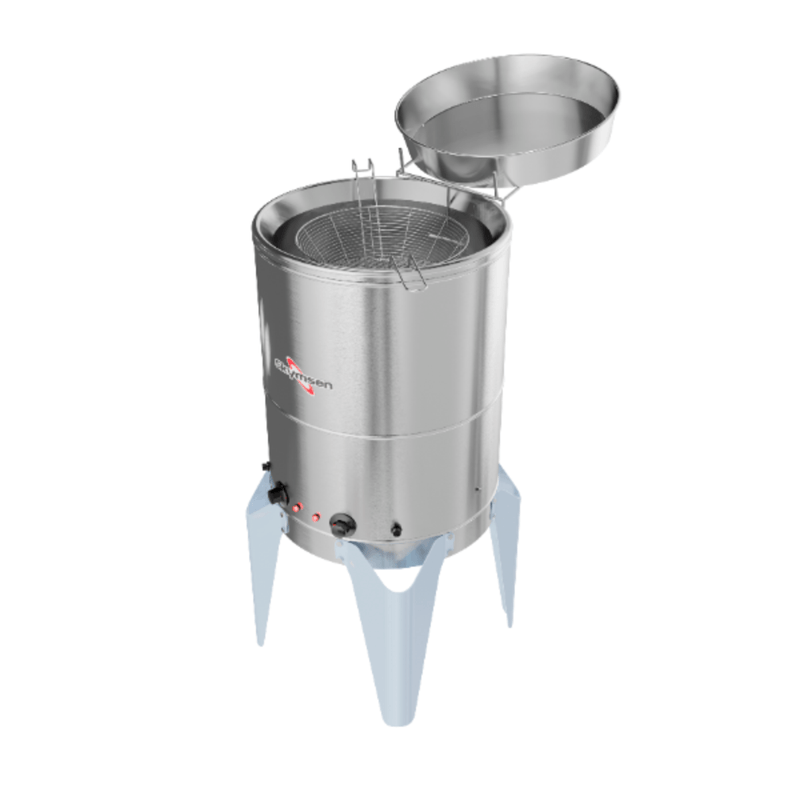 Fritadeira Eletrica Industrial Agua - Oleo 24L FC8 Inox Skymsen
