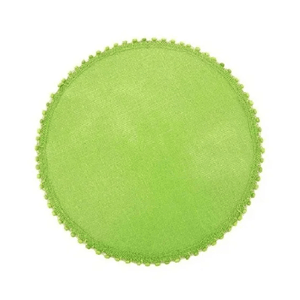 Lugar Americano Redondo Borda Bolinhas 38cm Verde - Yangzi