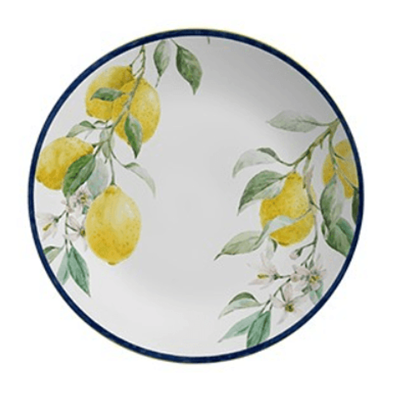 Prato De Ceramica Raso Coup Amarelo Anacapri - Scalla