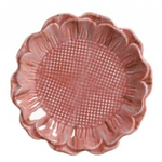 Prato De Ceramica Sobremesa Playful Flowers Rose- Scalla