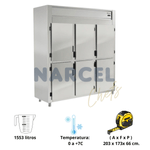Geladeira Industrial 6 Portas GREP-6P - Gelopar