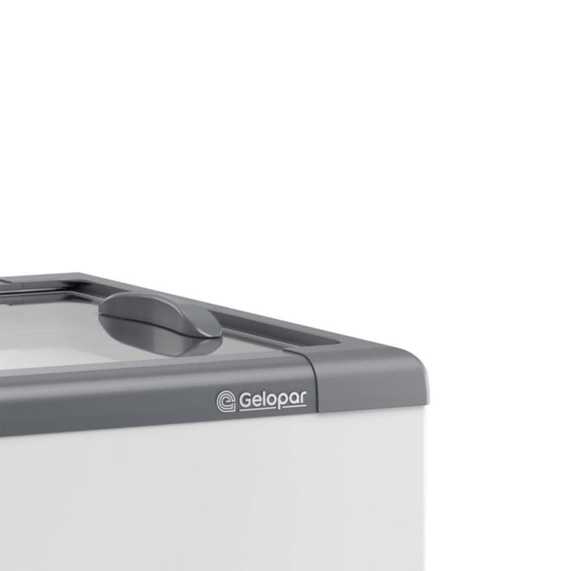 Freezer Horizontal Gelopar GHD-200 200L 220V 2 Tampa Vidro