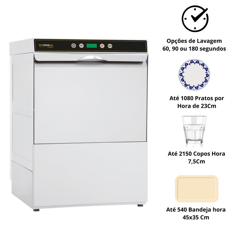 Lavadora De Loucas  Ecomax 500 FASTLINE - Hobart