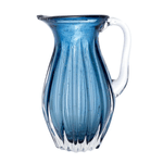 Jarra de Vidro Italia Murano Azul 800ml Wolff Luxo Mesa Posta