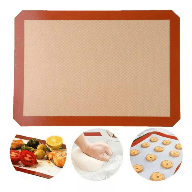 Tapete Culinario Reutilizavel Silicone Antiaderente Forno 42X29Cm - Wolff