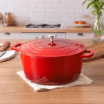 Panela Cook E Chef 24Cm Ceramica Vermelha 4-3L - Mimo Style