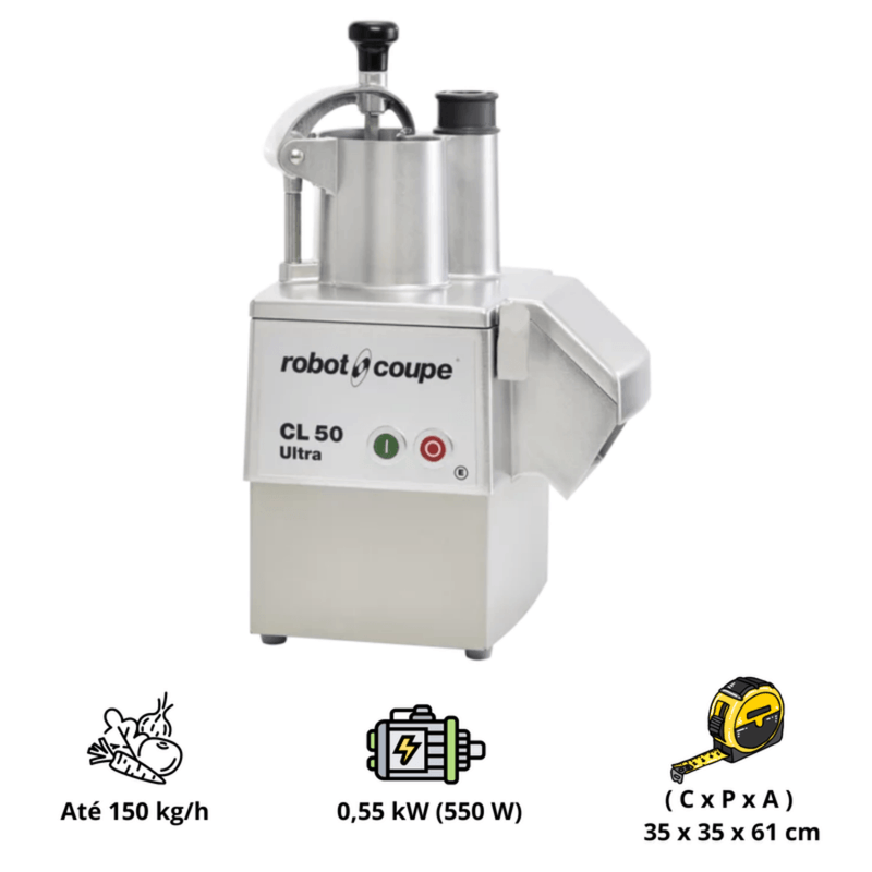 Processador de Alimentos Robot Coupe CL50 Ultra 3 Discos Pizza