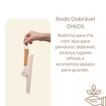 Rodo De Pia Dobravel Multiuso Cabo Bambu - Oikos